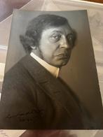 Karel Van de Woestijne originele foto Barbaix gesigneerd, Verzamelen, Ophalen of Verzenden, Gesigneerd