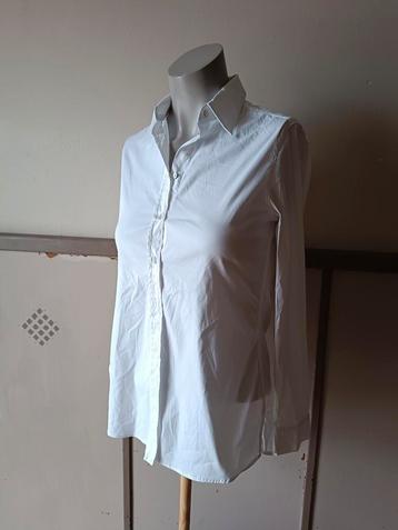 Chemise Massimo Dutti taille 34, Comme neuf, Taille 34 (XS) ou plus petite, Blanc, Enlèvement ou Envoi