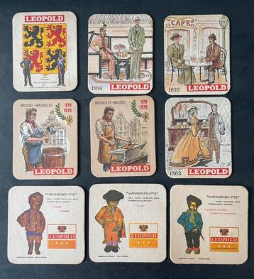 Bierviltjes - LEOPOLD MIX beschikbaar voor biedingen