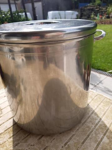 Bouilloire à soupe en inox 10 litres