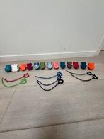 Beyblade Burst set – 7 Beyblades + 12 launchers + stadium, Ophalen, Zo goed als nieuw