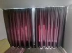 Verduisterde gordijnen (antraciet)- 240cm x 170cm (2 stuks), Ophalen, Zo goed als nieuw