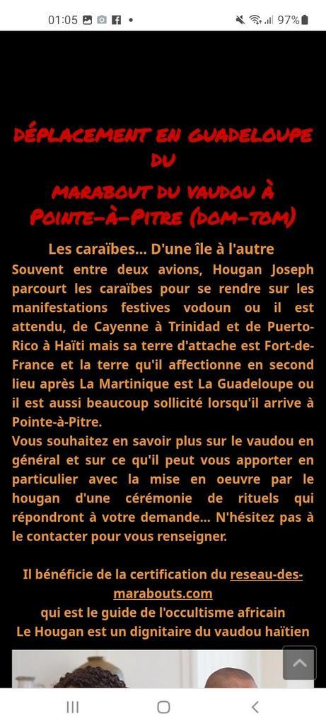 Voyant marabout Paris medium voyance paris luxembourg nice, Contacten en Berichten, Advies en Oproepen