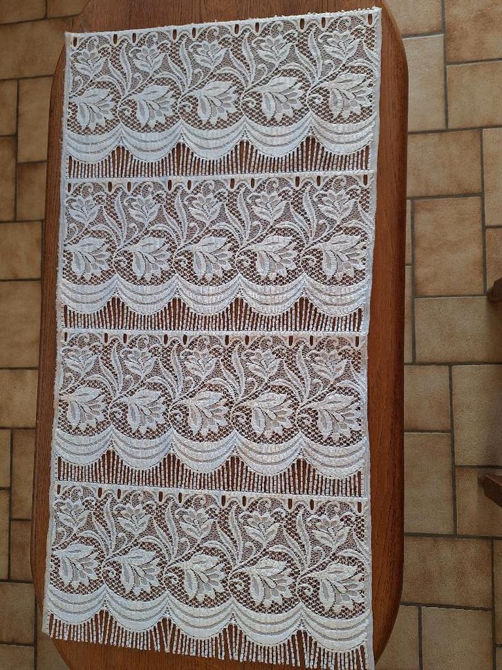 Voiles 45X90 cm ajustables en hauteur par tranche de 22,5 cm, Huis en Inrichting, Stoffering | Gordijnen en Lamellen, Zo goed als nieuw