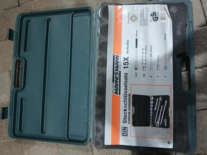 Grote doppenset 3/4, Auto-onderdelen, Elektronica en Kabels, Ophalen of Verzenden