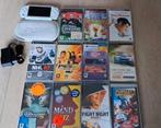 Sony psp wit model 1004 batterijlader gamekoffer, Games en Spelcomputers, Ophalen of Verzenden, Gebruikt, PSP