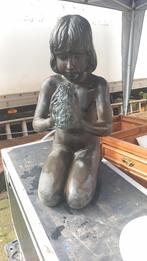statue signè taille enfant fontaine, Gebruikt, Ophalen