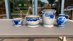 Oude potten in Delfts blauw, Antiek en Kunst, Ophalen
