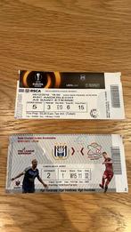 2 tickets RSCA Anderlecht 2016 en 2017