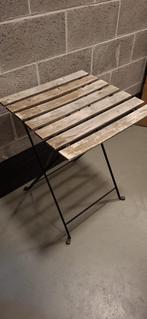 Table extérieur de terrasse 55x55cm, Jardin & Terrasse, Enlèvement, Utilisé, Carré, Bois