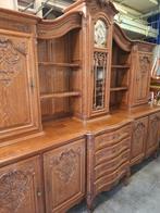 massief eiken eetkamer / salon, Huis en Inrichting, Ophalen, Zo goed als nieuw, Louis xiv, 4 tot 6 stoelen