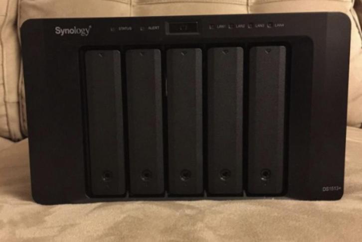 Synology DS1513+ – 5-bay NAS – Uitstekende staat, Computers en Software, NAS, Gebruikt, Ophalen