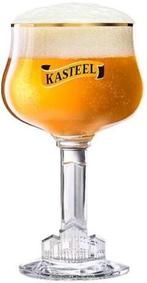 39 Kasteelbier glazen, Ophalen of Verzenden, Zo goed als nieuw, Bierglas