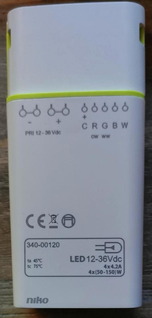 Niko RGB LED controller 340-00120, Huis en Inrichting, Lampen | Overige, Nieuw, Ophalen of Verzenden