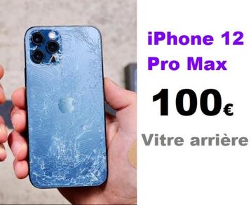 Réparation vitre arrière iPhone 12 Pro Max pas cher, Enlèvement, Apple iPhone