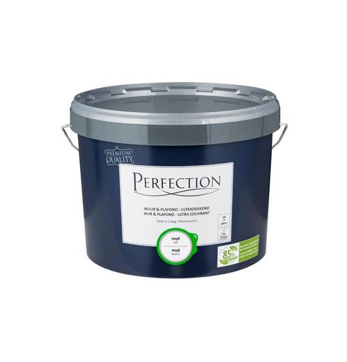 Perfection Muurverf hoog kwaliteit, Doe-het-zelf en Bouw, Verf, Beits en Lak, Zo goed als nieuw, Verf, Wit, Verzenden