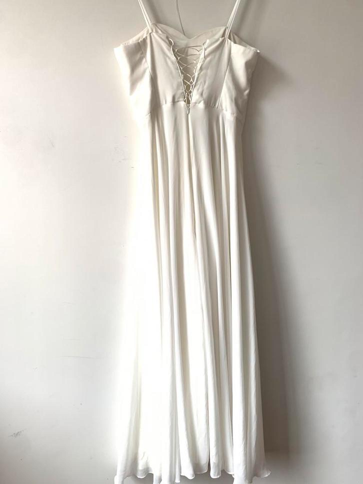 Witte cocktailjurk voor handgemaakte bruiloftscreatie Paris, Kleding | Dames, Trouwkleding en Trouwaccessoires, Zo goed als nieuw