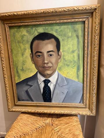 schilderij Koning Mohamed VI Marokko beschikbaar voor biedingen