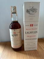 Lagavulin 12 year old white horse early 80’s/ Montenegro imp, Comme neuf, Enlèvement ou Envoi