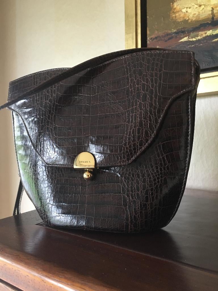 "Picard" lederen handtas, Handtassen en Accessoires, Tassen | Damestassen, Zo goed als nieuw, Handtas, Bruin, Ophalen of Verzenden