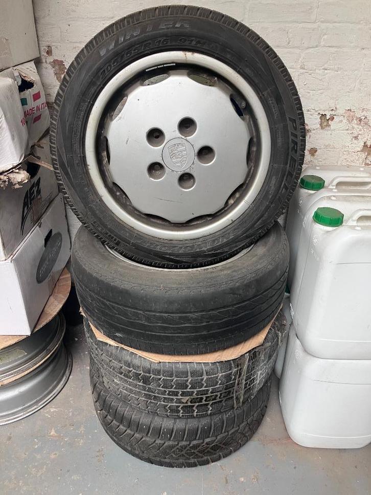 4 alu velgen 16'  porsche wintercult, Auto-onderdelen, Banden en Velgen, Velg(en), 16 inch, Gebruikt, Ophalen