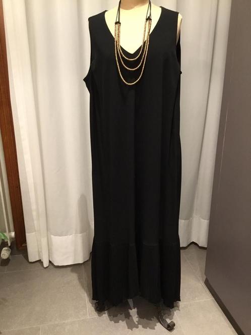 MAYERLINE, Prachtige zwarte jersey jurk, maat 50, Kleding | Dames, Jurken, Zo goed als nieuw, Zwart, Ophalen of Verzenden