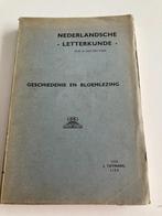 " Nederlandsche letterkunde " Geschiedenis en bloemlezing, Belgique, Gezelle, Van Eeden, Utilisé, Enlèvement ou Envoi