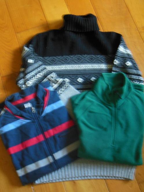 3 gratis heren truien / pulls / vest - maat S, Kleding | Heren, Truien en Vesten, Gedragen, Maat 46 (S) of kleiner, Grijs, Ophalen