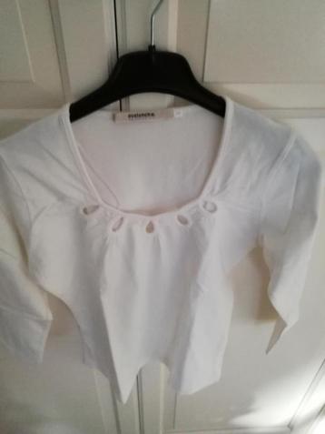 Heel tof T-shirt wit Avalanche, dames,3/4e mouw, nieuwstaat, Taille 38/40 (M), Enlèvement ou Envoi, Avalanche, Comme neuf