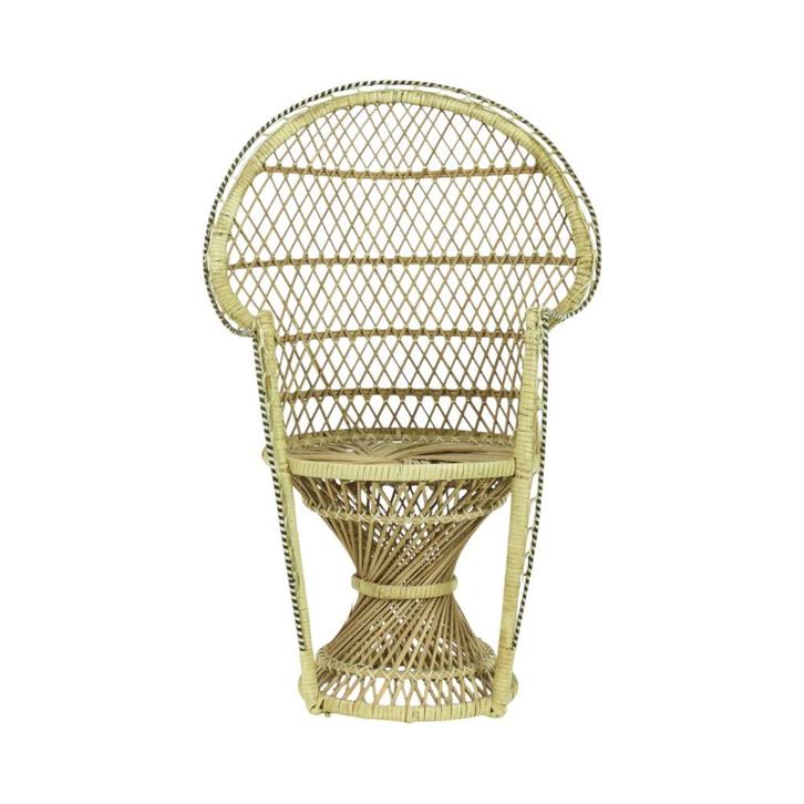 Vintage Emanuelle Poppenstoel Pauwstoel Peacock 40cm, Kinderen en Baby's, Speelgoed | Poppen, Gebruikt, Ophalen of Verzenden