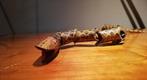 Vintage, houten slang, Antiek en Kunst, Curiosa en Brocante, Ophalen of Verzenden