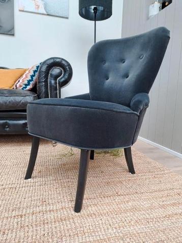 Zeteltje, zetel, fauteuil, stoel, stoeltje, zwart beschikbaar voor biedingen