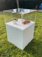 Presentatie kubus met stolp, Huis en Inrichting, Ophalen, 50 tot 100 cm, Zo goed als nieuw, Minder dan 100 cm