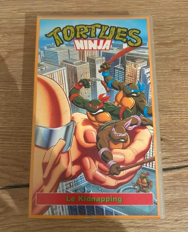 VHS Ninja Turtles „De ontvoering”, Cd's en Dvd's, VHS | Kinderen en Jeugd, Zo goed als nieuw, Ophalen of Verzenden
