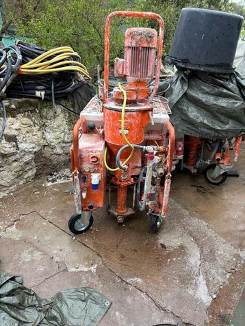 Machine à platre Pft G4, Enlèvement