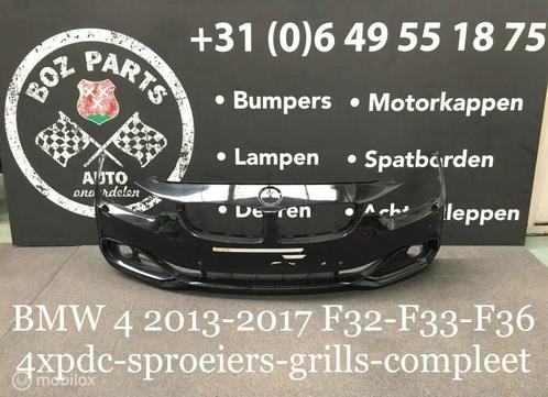 BMW 4 Serie voorbumper F32 F33 F36 G/Coupe Cabrio 2013-2017, Auto-onderdelen, Carrosserie, Bumper, Voor, Gebruikt, Ophalen of Verzenden