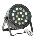 LED PAR SPOT 18 x 1 Watt RGB MET AFSTANDSBEDIENING, Autres types, Enlèvement ou Envoi, Neuf