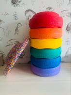 Stapelstein classic super confetti rainbow set, Kinderen en Baby's, Ophalen of Verzenden, Zo goed als nieuw