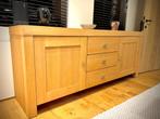 Dressoir + Barkast // fineer lichte eik, Ophalen, Gebruikt, 150 tot 200 cm, Eikenhout