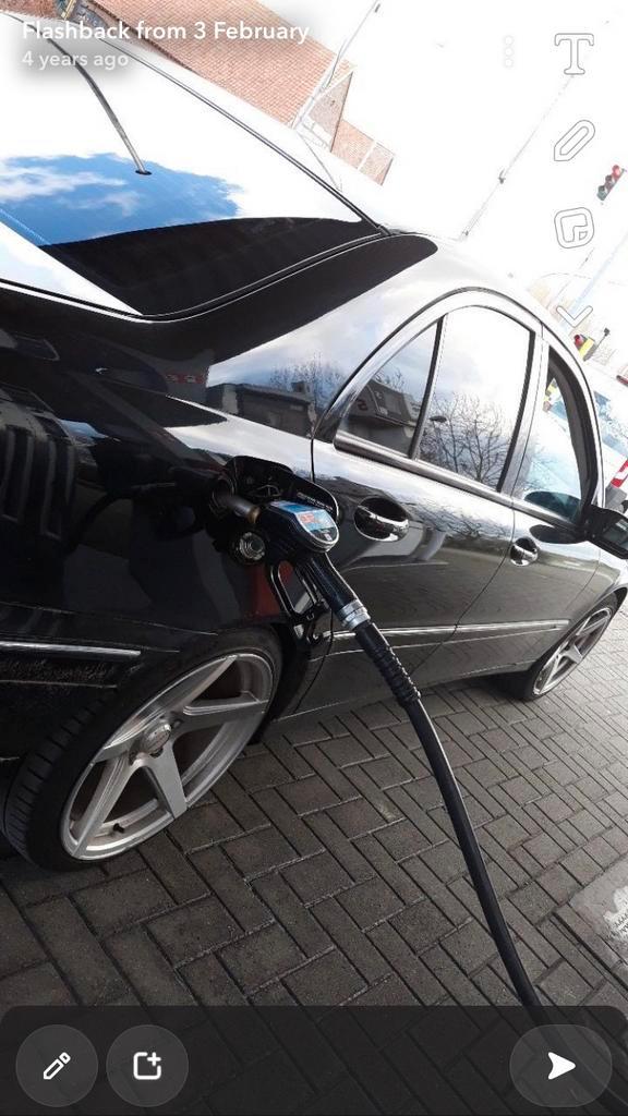 18” velgen C Klasse W203 et 25 with spacers, Auto-onderdelen, Banden en Velgen, Velg(en), Ophalen