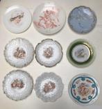 LOT - 9 antieke borden - thema engeltjes / ref 41, Ophalen of Verzenden, Gebruikt, Porselein, Bord of Schaal