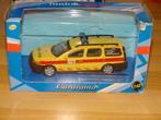 1/43 cararama hongwell volvo v70 smur mug ambulance belge, Enlèvement ou Envoi, Comme neuf, Voiture, Autres marques