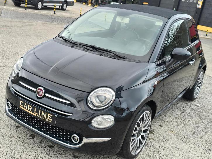 FIAT 500 CABRIO 1.2 I 2020 AIRCO/NAVI/CRUISE/1 JAAR GARANTIE, Auto's, Fiat, Bedrijf, Te koop, 500C, ABS, Airconditioning, Alarm