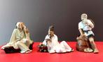 Trio Aziatische wijze beeldjes in geëmailleerd keramiek, Antiek en Kunst, Ophalen of Verzenden