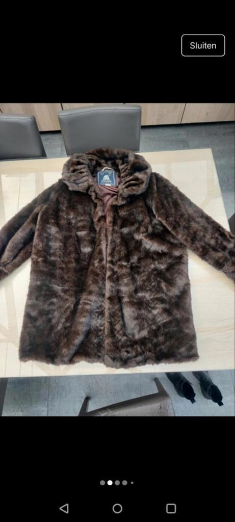 Bontjas bonten jas, Kleding | Dames, Jassen | Winter, Zo goed als nieuw, Ophalen of Verzenden