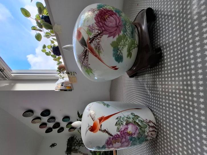 Twee prachtige Chinese vazen., Antiek en Kunst, Kunst | Overige Kunst, Ophalen