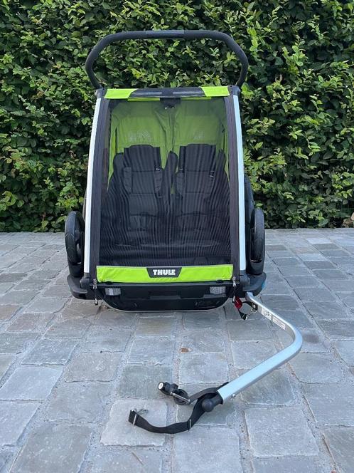Thule Chariot Cab 2 fietskar, Fietsen en Brommers, Fietsaccessoires | Aanhangwagens en Karren, Zo goed als nieuw, Kinderkar, Ophalen