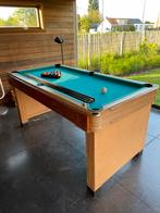 Poolbiljart - vooral kinderen,  incl 4 biljart stokken, Sport en Fitness, Ophalen, Gebruikt