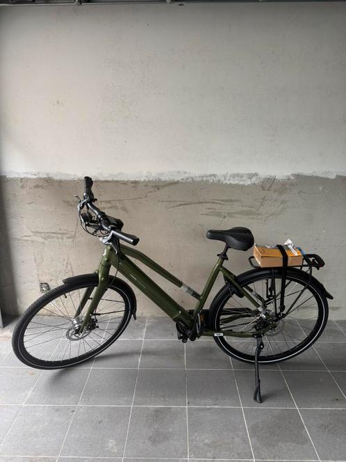 (Nieuwe E - fiets) Amslod Dalton E-MV -Groen- framemaat 54cm, Fietsen en Brommers, Elektrische fietsen, Nieuw, Overige merken