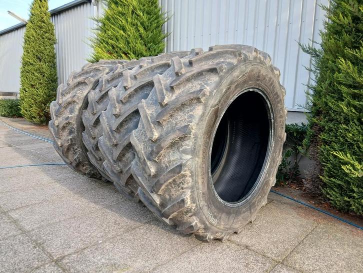 2 sets michelin 650 65 42 Axiobib2 ultraflex vf 80%, Zakelijke goederen, Landbouw | Onderdelen | Banden, Velgen en Assen, Ophalen